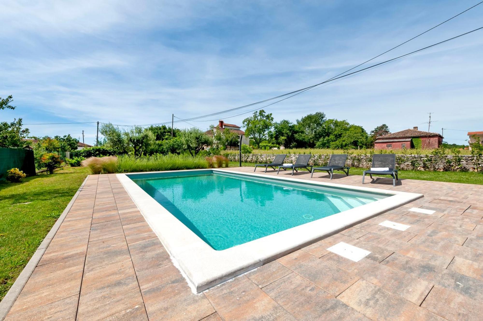Апартаменты Cozy House With Pool Near Rovinj Канфанар Экстерьер фото